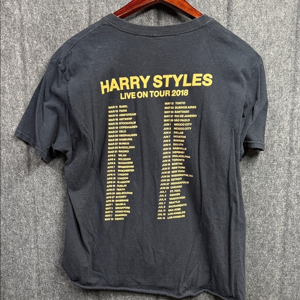 Harry Styles Tour 2018 Black Graphic Tee - Picture 3 of 6